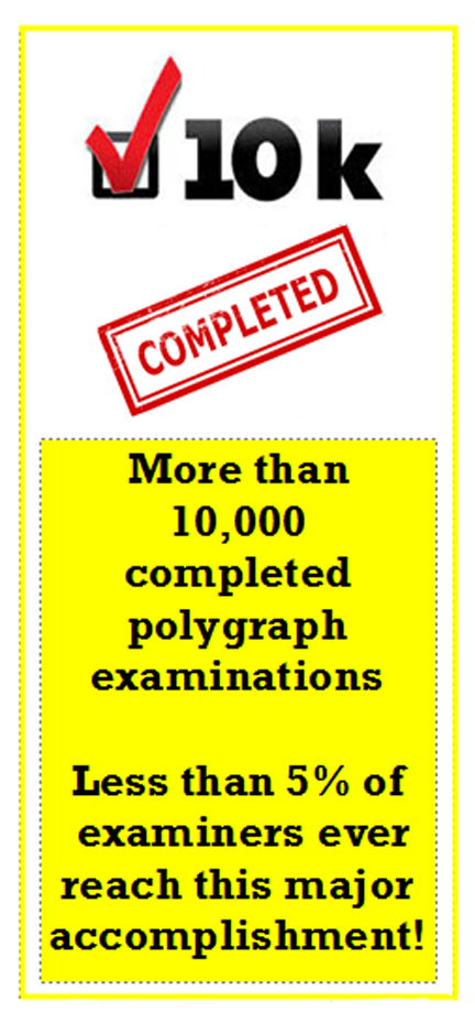 more than 10000 polygraph tests